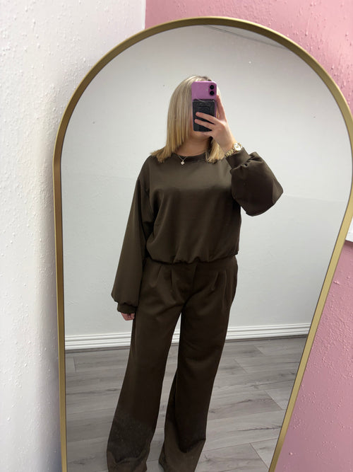 PALMA BUBBLE HEM FLARE SET