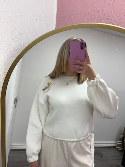 HARLOW RUCHED KNITTED JUMPER