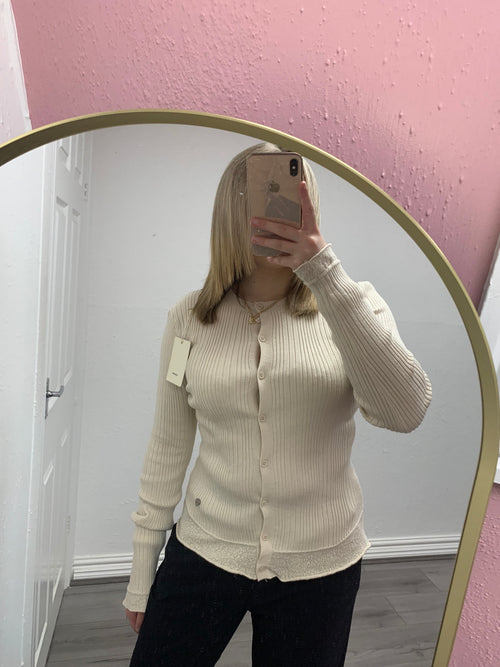 WREN BUTTON UP KNITTED TOP