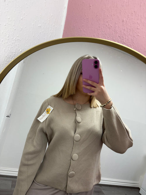 ASPEN CHUNKY BUTTON CARDIGAN