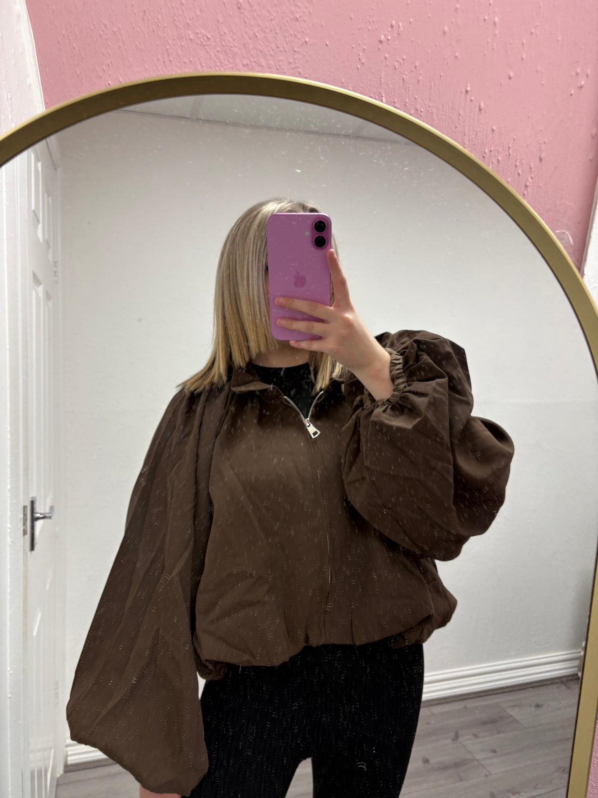 Clara Bubble Hem Sleeve Jacket