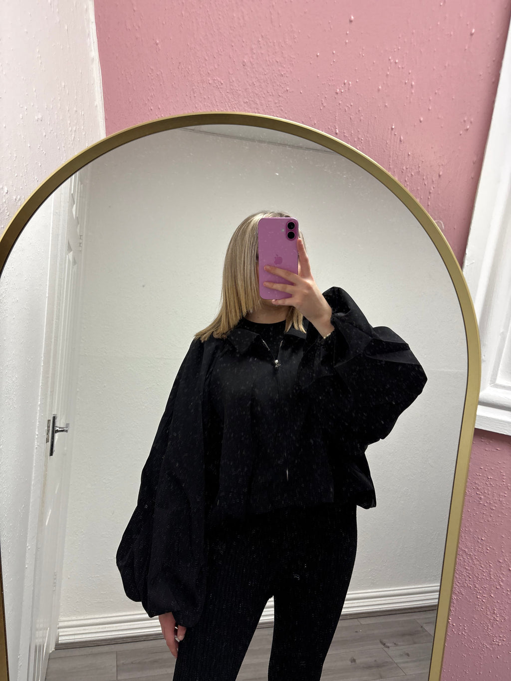 Clara Bubble Hem Sleeve Jacket