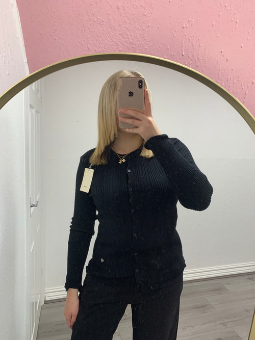 WREN BUTTON UP KNITTED TOP