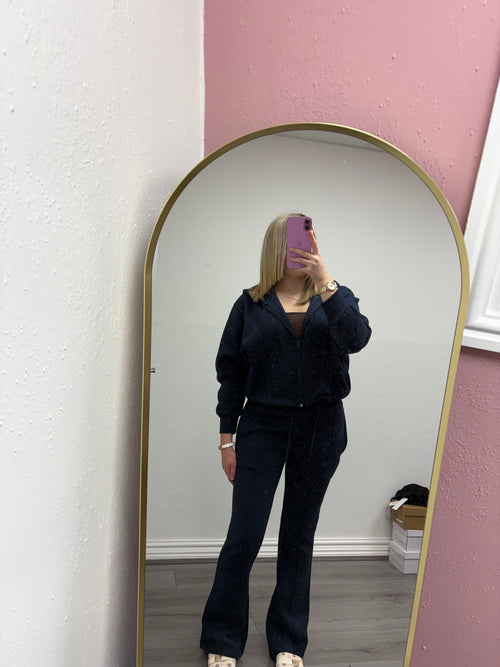 RHEA BUBBLE HEM FLARE SET