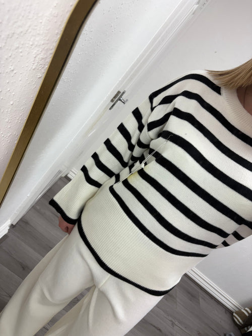 DAPHNE STRIPE KNITTED SET
