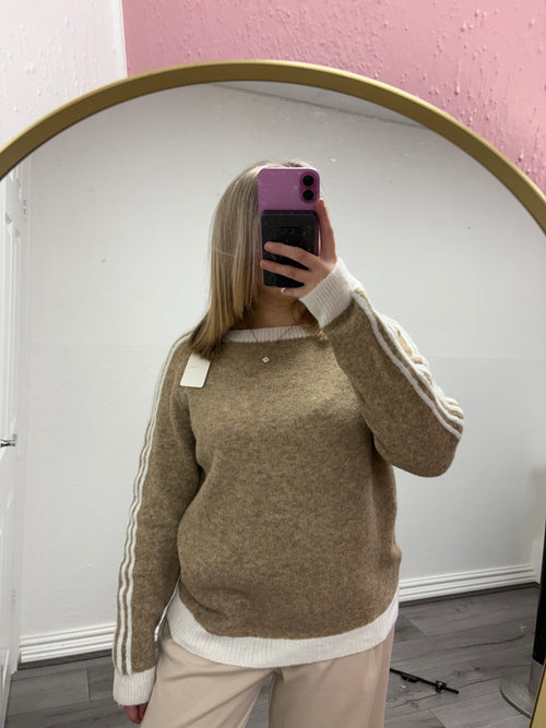RAE STRIPE KNITTED JUMPER