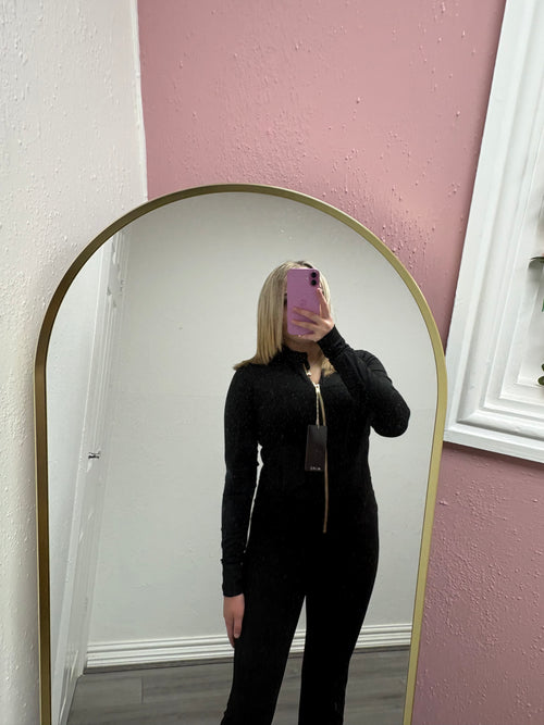 VERITY GOLD ZIP UP GYM SET