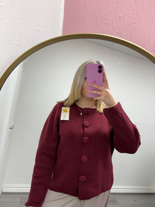 ASPEN CHUNKY BUTTON CARDIGAN
