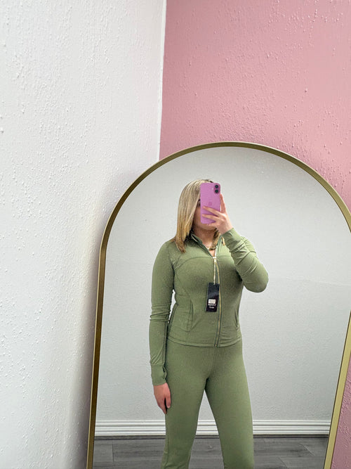 VERITY GOLD ZIP UP GYM SET