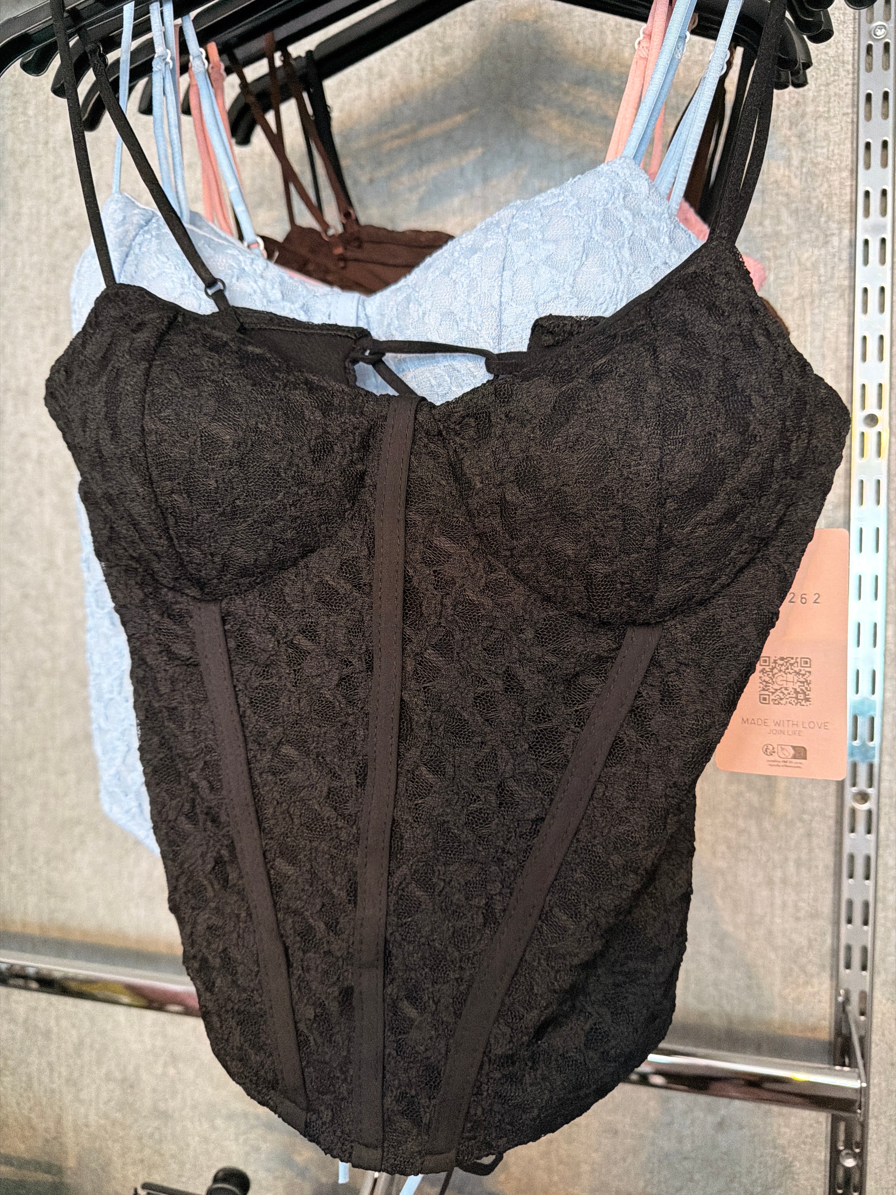 FAITH LACE CORSET TOP
