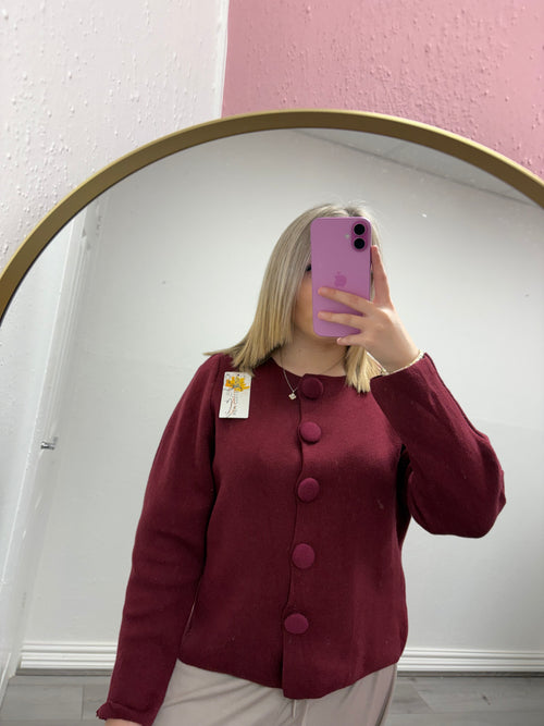 ASPEN CHUNKY BUTTON CARDIGAN