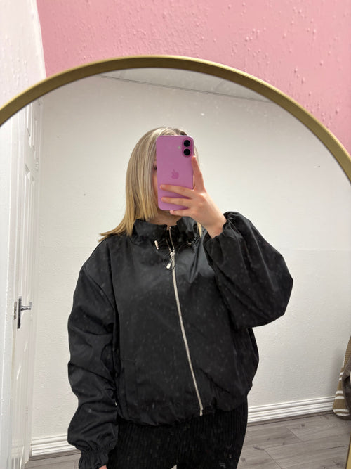 ARIA BUBBLE HEM TOGGLE JACKET