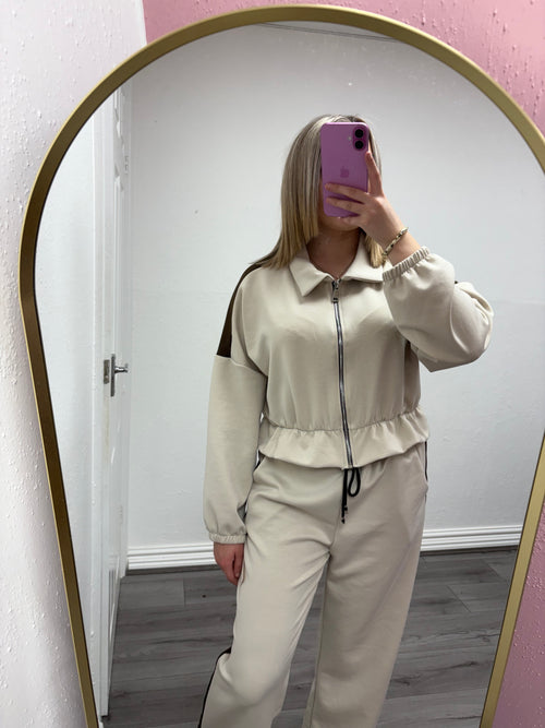 KIANA RUCHED BUBBLE HEM SET