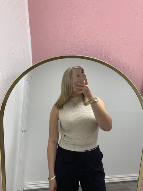 NICO KNITTED HIGH NECK TOP