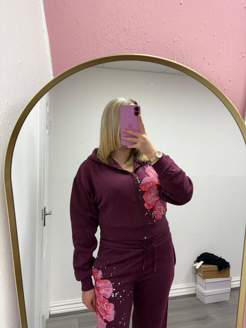 ALMA FLORAL TRACKSUIT