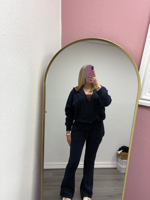 RHEA BUBBLE HEM FLARE SET