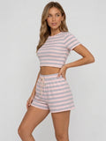 BLAIR STRIPED SHORT SET