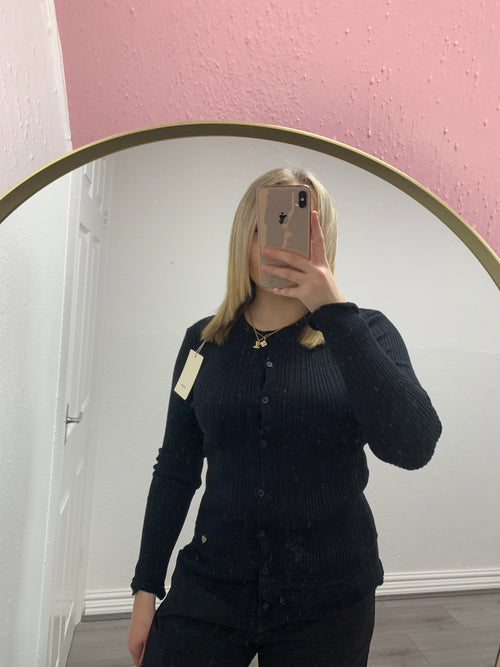 WREN BUTTON UP KNITTED TOP