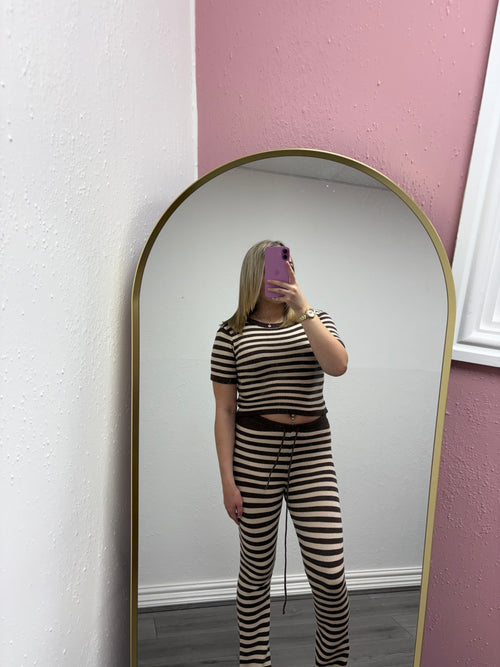 CELESTE STRIPE KNITTED SET