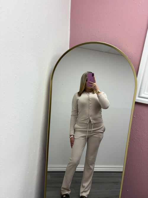 MOLLY BUTTON UP SET
