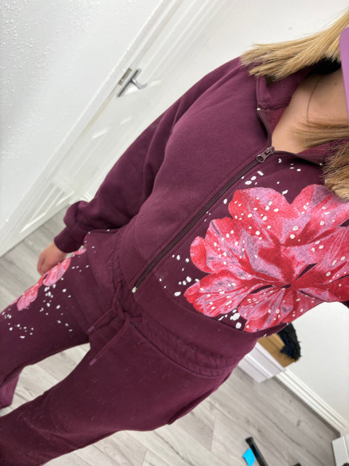 ALMA FLORAL TRACKSUIT