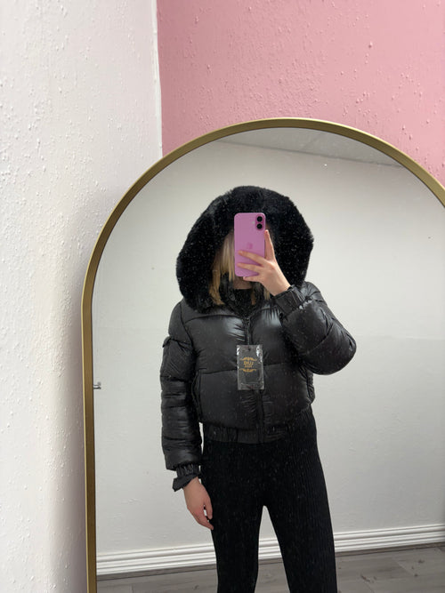 AURORA PADDED FUR COAT