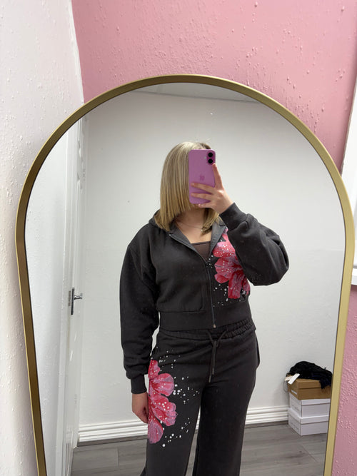 ALMA FLORAL TRACKSUIT