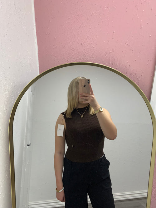 NICO KNITTED HIGH NECK TOP