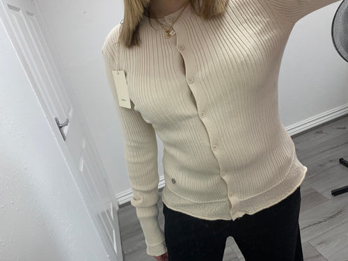 WREN BUTTON UP KNITTED TOP