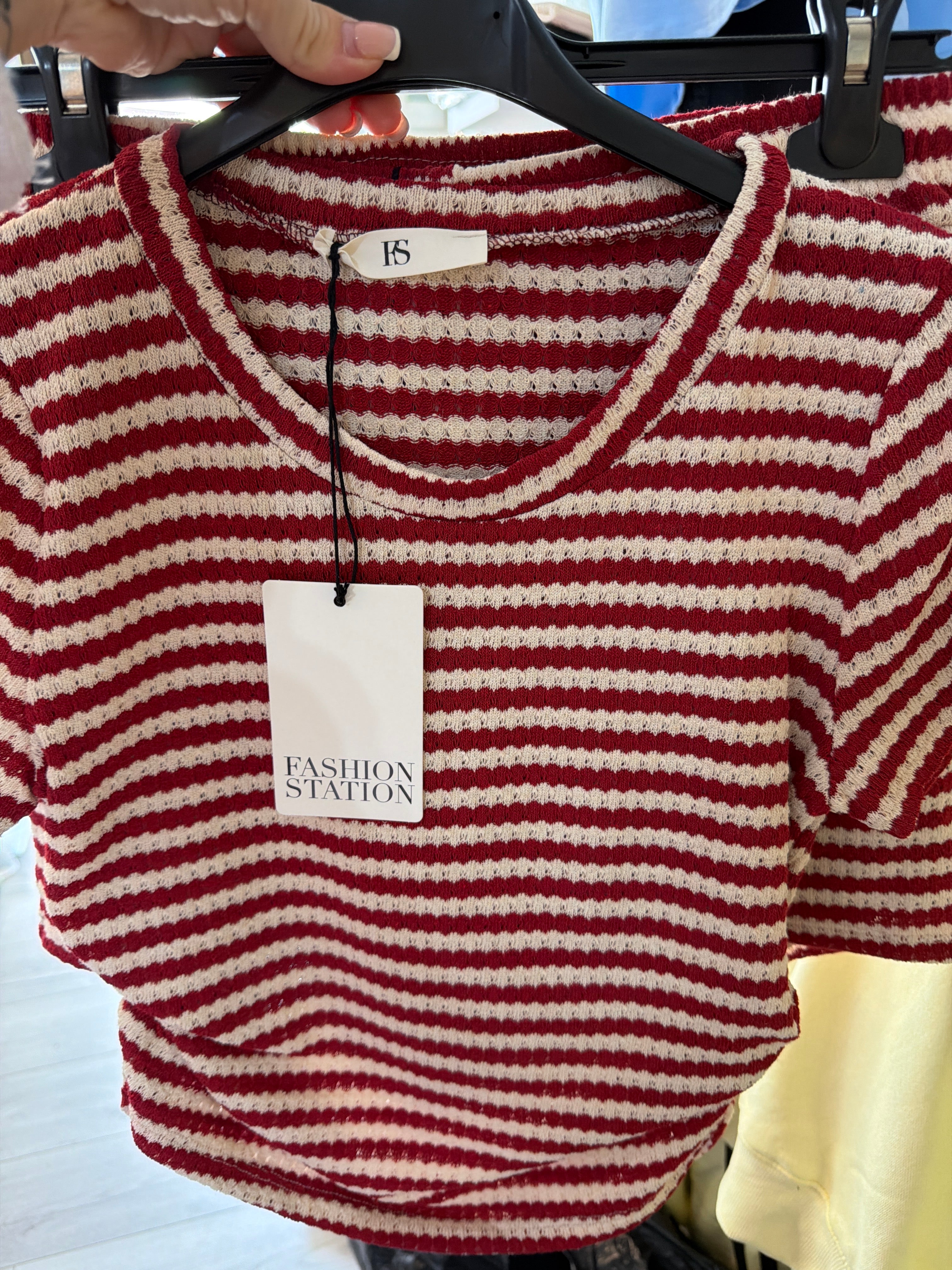 HONEY STRIPE SHORT SET