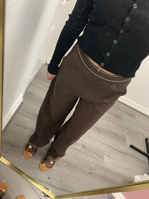 MYA CONTRAST TROUERS