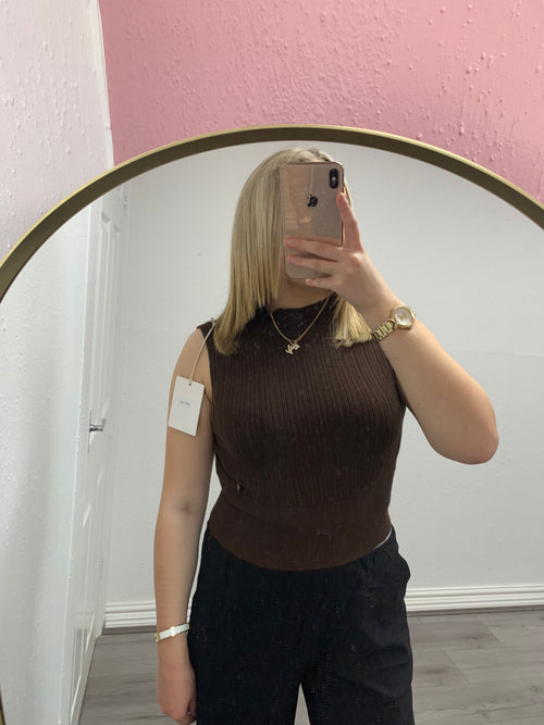 NICO KNITTED HIGH NECK TOP