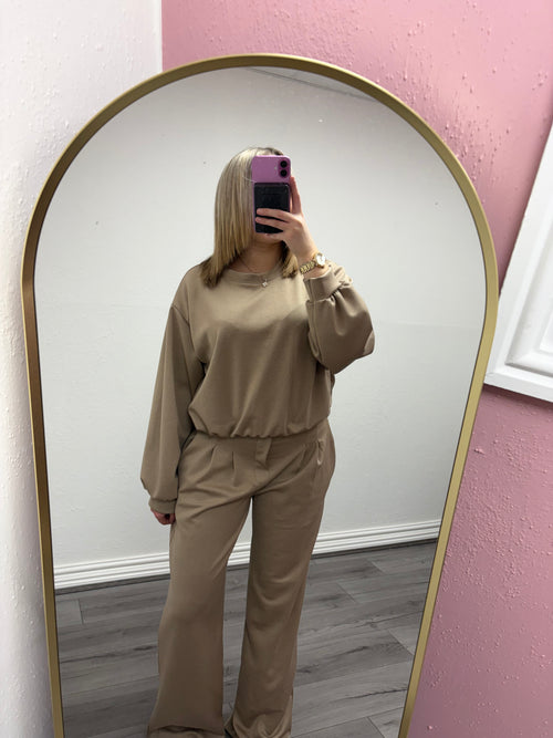PALMA BUBBLE HEM FLARE SET