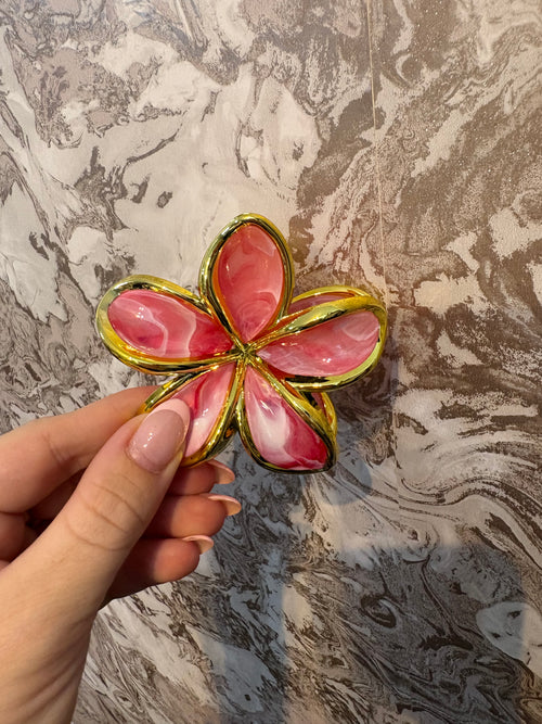 LARGE FLOWER HAIR CLIPS