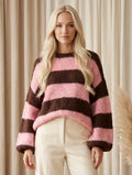 Millie Wide Stripe Round Neck Jumper