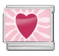 BLOOMING HEART ITALIAN CHARM