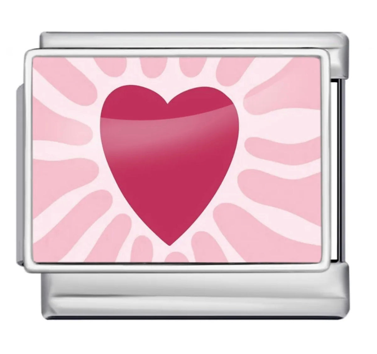 BLOOMING HEART ITALIAN CHARM