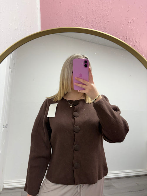 ASPEN CHUNKY BUTTON CARDIGAN