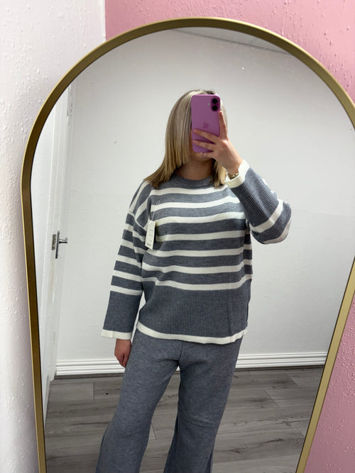 DAPHNE STRIPE KNITTED SET