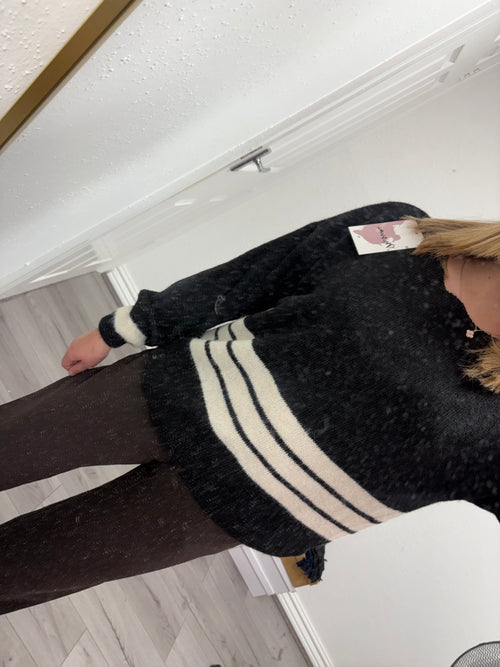 DENISE STRIPE KNITTED JUMPER