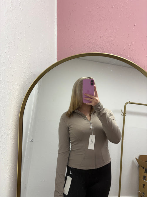 FERN SCULPTED GYM JACKET
