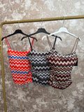 AMBER ZIG ZAG VEST TOP