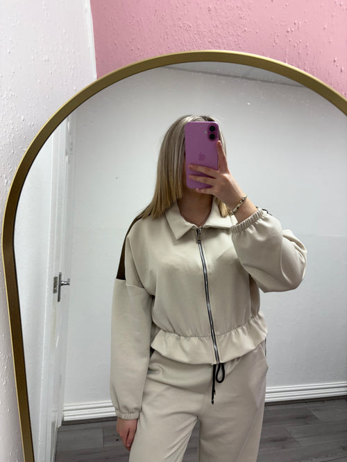 KIANA RUCHED BUBBLE HEM SET