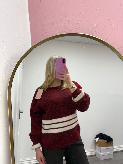 DENISE STRIPE KNITTED JUMPER