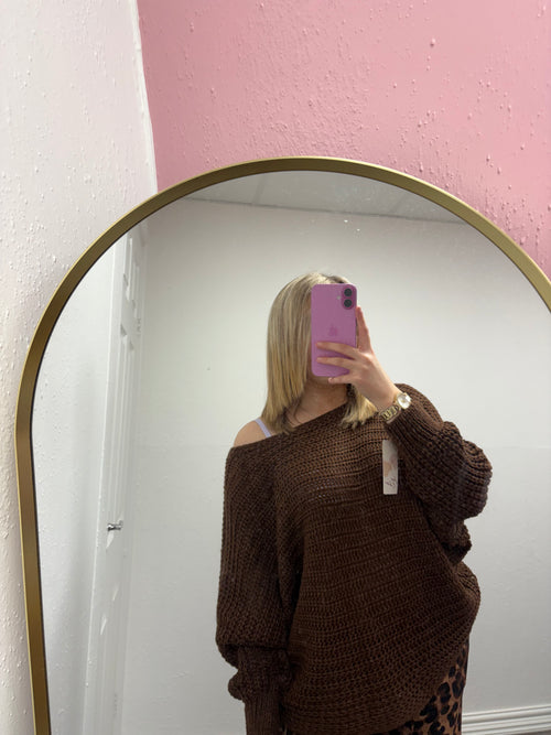KENNEDY KNITTED BOW JUMPER