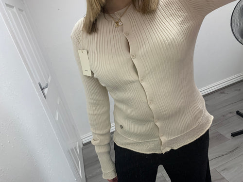 WREN BUTTON UP KNITTED TOP