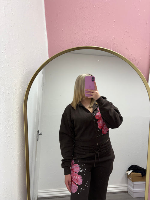 ALMA FLORAL TRACKSUIT