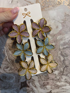 TAUPE, BLUE AND BEIGE FLOWER BUNDLE