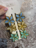 BLUE, CREAM AND TEAL FLOWER BUNDLE