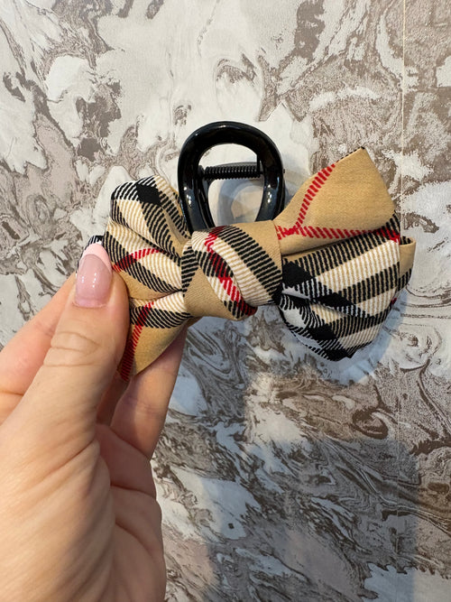BURBERRY HAIR CLIP